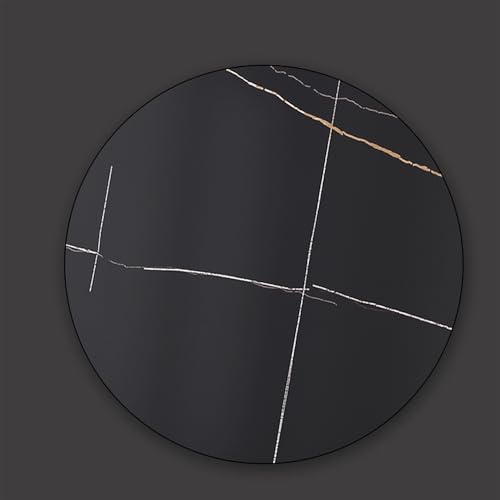 Ybyltcdj �~�`�嗝�΃^�[���e�[�u�� �H��p ���炩 ���@�\��]�v���[�g ��^ �Č��Ή�]�� ����12mm Lazy Susan �e�[�u���f�B�b�V�� �T�C�����g�x�A�����O�t��(Gold black,32in)