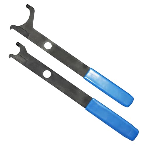 Genérico Extractor de Retenes - Extractor de Sello del Cigüeñal para Automóviles - 2 Piezas Equipo Mantenimiento Robusto con Empuñadura Antideslizante para Talleres y Usuarios