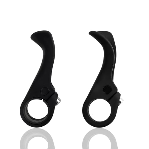 Mesee 2 Stück Fahrradlenker Griffe Hörner, Lenkerhörnchen, Fahrrad Lenkerendgriffe, MTB Lenkerhörnchen Carbon Fahrrad Bar Ends Hörnchen Fahrradlenkerenden für Rennrad Mountainbike