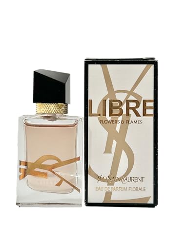 Yves Saint Laurent YSL LIBRE FLOWERS & FLAMES EDP FLORALE Mini Perfume LE PARFUM Splash On - 7.5 ml / 0.25 Fl Oz
