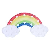 aboofan 1 pc luce notturna della nuvola luce notturna arcobaleno nuvola di luce notturna a led arredamento lampada scrivania luce notturna creativa lampada decorativa nuvola carino asilo