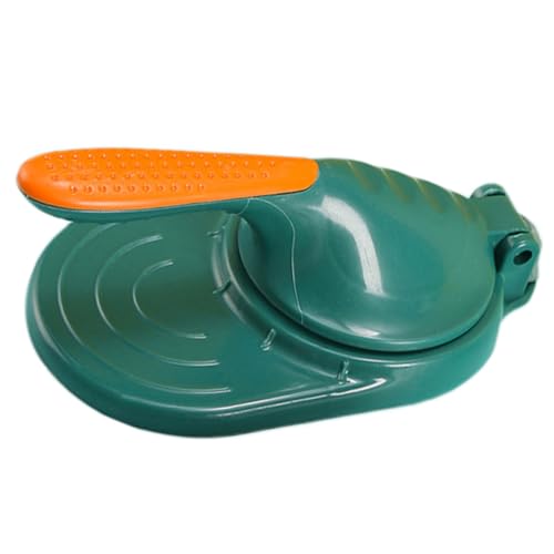 FELTECHELECTR Ergonomic Handle Design Plastic Dumpling Wrappers Machine Dough Pressing Tool Portable Reusable for Home Restaurant