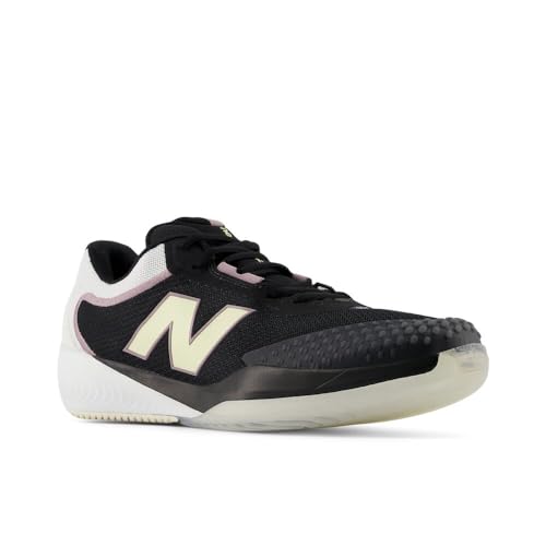 New Balance New Balance Men's FuelCell 996 V6 Tennis Shoe, Black/White/Ambient Light, 10.5 M