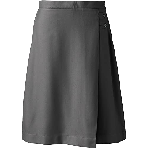Lands' End School Uniform Women's Solid A-line Skirt Below The Knee3