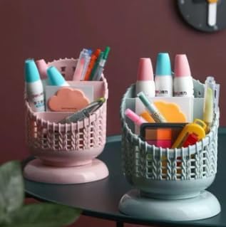 Household Utensil Holder with Base, Kitchen Utensil Holder with Base, Ideal for Organizing and Storing Kitchen, Bathroom, Office, Helps Keep Space Organized and Tidy, Plastic Multi Color 2026 - view 2
