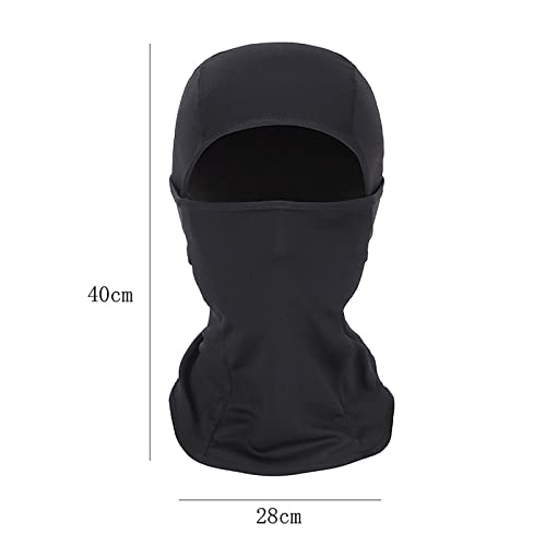 Full Face Mask For Men And Women, Riding Mask Work Balaclava For Outdoor Sports Windproof Sunscreen Mask, Winter Head Cover Face Mask, Motorcycle & Construction Head Gear (Black) #TOP5