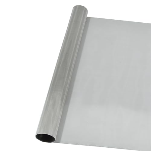 304 Stainless Steel Mesh 120Mesh, 15.7"x47.2"(40x120cm) Metal Mesh Screen, Woven Fine Wire Mesh Easy to Cut for Filter Mesh, Filtration Cloth and DIY Project