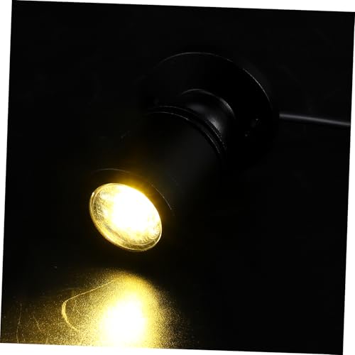 Housoutil -Powered Led Cabinet Lights Warm 3000k for Shelves Jewelry Art Display No Drilling Required