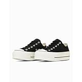 スニーカー 厚底 ALL STAR (R) LIFTED PS OX ブラック 24.5 cm
