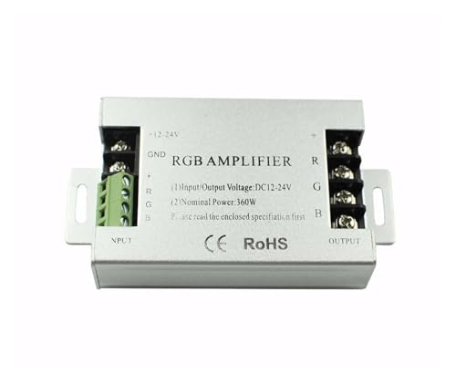 Contrôleur d'amplificateur RGB LED pour ruban SMD 5050 3528 DC12V 24V 10A