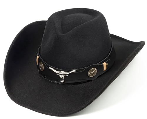 Women & Men Felt Western Cowboy Hat...