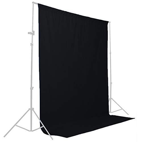 Limostudio 9' X 13' / 108" X 156" Photo Studio Pure Black Fabricated Backdrop Background Screen For Photo Video Photography Studio, Video And Television, Agg1854 #TOP3