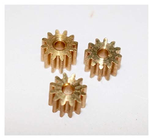 MKSIWSA Industry Pinions Diameter 9mm 0.5m16 Teeth Metal Copper Precision Level 6 Model Small Modulus Gears Hole D 2mm