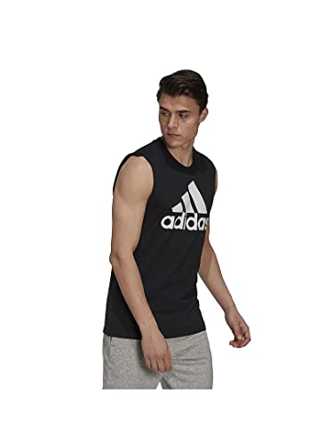 adidas(アディダス) ノースリーブ Tシャツ エッセンシャルズ ビッグロゴ タンクトップ IYQ49 メンズ