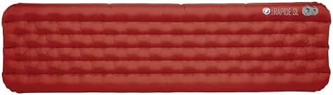 Big Agnes Rapide SL Insulated Sleeping Pad, Orange, Wide Long (25x78)