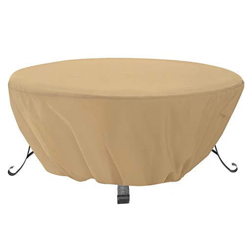 Grill Abdeckhaube,mit Belüftungslöchern, Wasserdicht, Winddicht, Ultraviolett, Hochleistungsfähig, Reißfest Oxford Grillabdeckung Aus Stoff, Rund