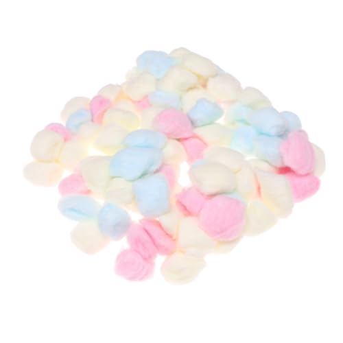 Beatifufu Nail Polish Removal Cotton Balls 200pcs Gentle Nail Polish Remover Pads Disposables for Home Use Salon
