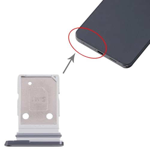 Image of Original SIM Card Tray + SIM Card Tray Compatible with Samsung Galaxy S26 SM-S942B (Black)