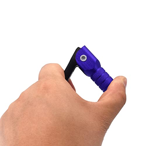Image of Gear Shift Lever, Alloy Aluminium Gear Shifter Lever Fits for Motorcycle BSE CRF 110 TTR 125 Motorcycle 50cc 110cc 250cc Dirt Pit Bike(Black&Blue)