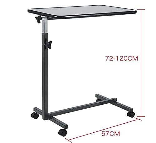 Medical Overbed Bedside Table, With Castor Wheels,Portable Removable Bedside Lifting Table,Use For Elderly Bedridden Or Hospital Nursing Reading Eating #TOP6