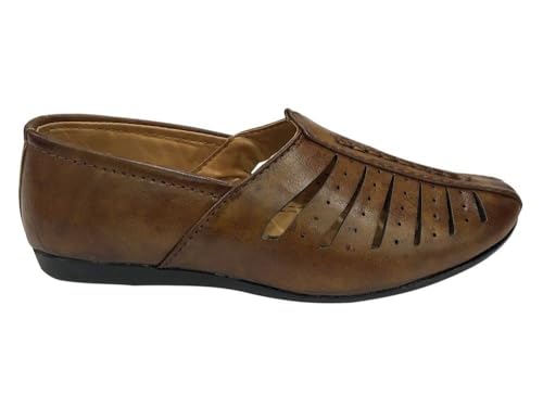 Image of Designer Ethnic Punjabi Mojari Juttis for Boys, Little, Big Kid, Shoes for Boys (Toddler) Sherwani Shoes Designer Kurta Shoes Loafer Shoes Dress Shoes