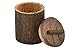 Melody Jane Dollhouse Rustic Wooden Circular Storage Box Miniature Garden Accessory 1:12