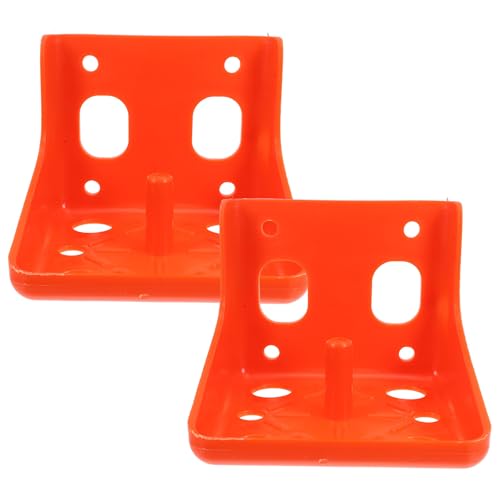 Mangeoire à sel pour moutons en lot de 2 supports épais en polyéthylène