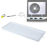 Bandeja Desague Aire Acondicionado, Bandeja de Agua de Aire Acondicionado for Drenaje de Condensado Recogida de Plástico PP5, Kit de Drenaje Universal for Ac de Ventana