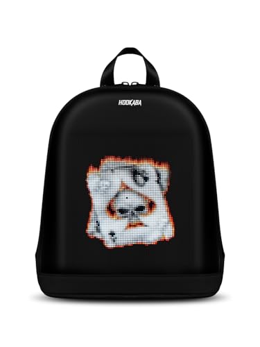 Image of Hookaba Bold Bling LED Backpack For Kids 8L | Smart Display Bag | With Programmable Screen, App Control & Water Resistant | Unisex Daypack For School, College, Travel | For Boys & Girls