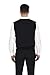 Cashmeren Men's Basic V-Neck Sweater Vest 100% Pure Cashmere Sleeveless Gilet Pullover (Black, Medium)