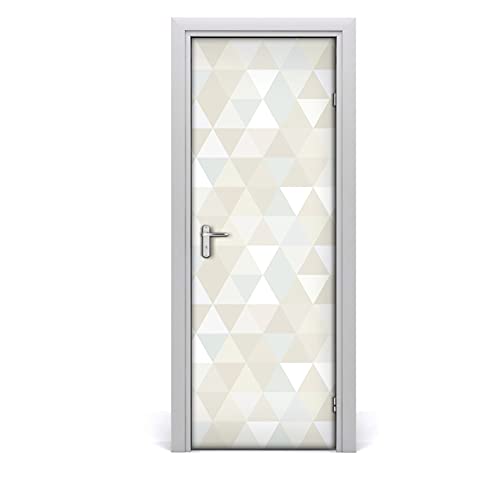 Vinilo impermeable autoadhesivo 70x200 cm Coloray con patrón de triángulo dorado 2