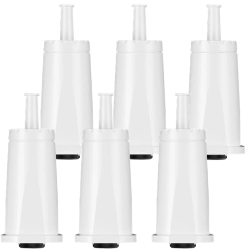 6 Pack Coffee Machine Water Filters for Sa ge Barista Express, Claroswiss, Barista Touch, BES008 Replacement SES008WHT0NEU1, SES810, SES875, SES880, SES920, SES980, SES990