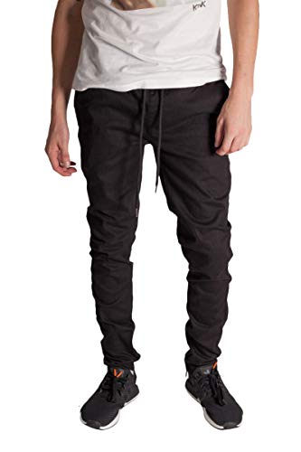 KDNK Men's Tapered Skinny Fit Stretch 