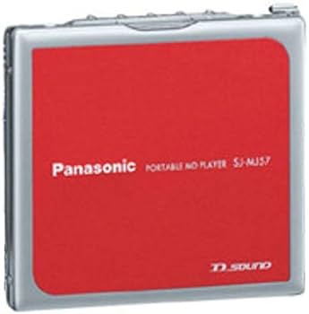 【パナソニック】ポータブルMDプレーヤー SJ-MJ55 レッド Panasonic SJ-MJ55 Portable MD Player Walkman Personal