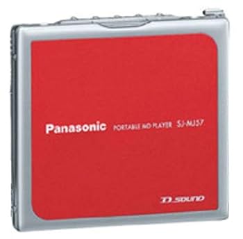Amazon.co.jp: パナソニック ポータブルMDプレーヤー レッド SJ