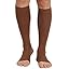 Knee High Open Toe Brown