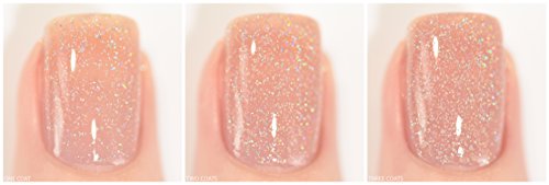 Image of ILNP Sandy Baby - Peach Beige Holographic Sheer Jelly Nail Polish