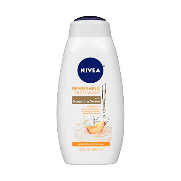 NIVEA-White-Peach-and-Jasmine-Body-Wash-with-Nourishing-Serum-20-Fl-Oz NIVEA White Peach and Jasmine Body Wash with Nourishing Serum, 20 Fl Oz