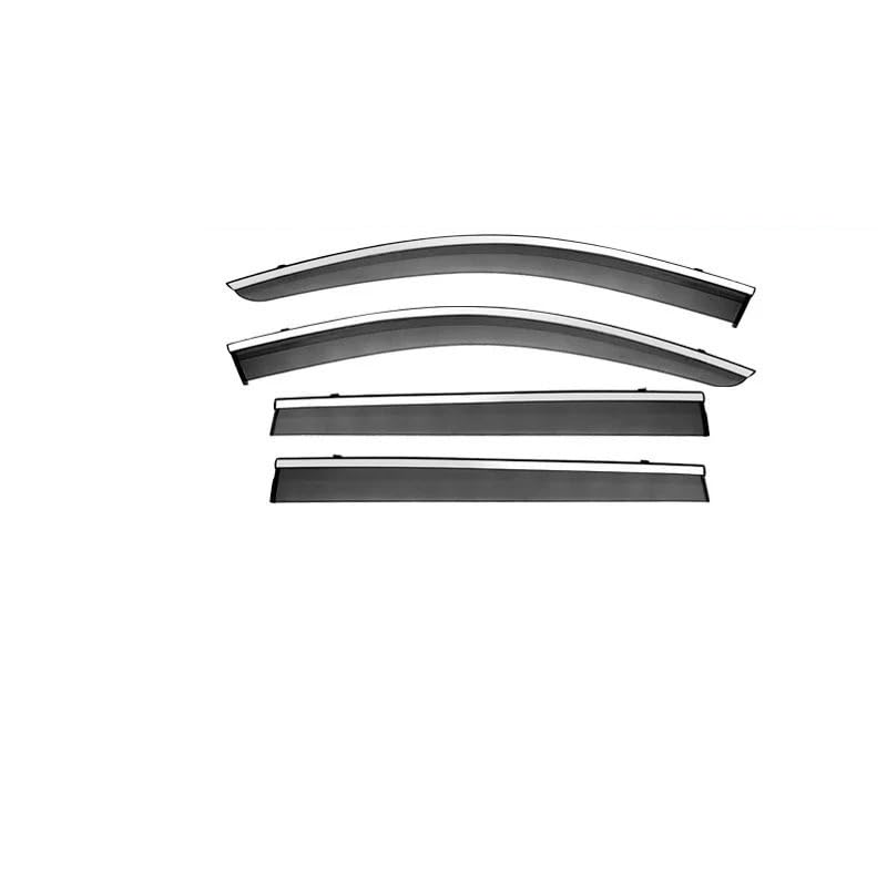 Protection de fenêtre avec bandes chromées Passat B8 | Finition premium pour wagon