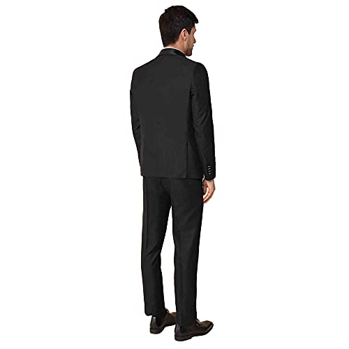 Image of blackberrys Structured Polyester Blend Slim Fit Mens Casual Wear Suit (S21BB56Z2PA18FL-P)