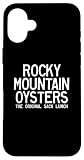 Rocky Mountain Oysters The Original Sack Lunch Carcasa para iPhone 16 Plus