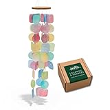 Solange & Frances Rainbow Wind Chimes for Outside. Spring Porch Decor Windchime Outdoors, Home Decor, Wind Chimes Garden Decor and Front Porch Decor. Unique Birthday Gifts, for Mom