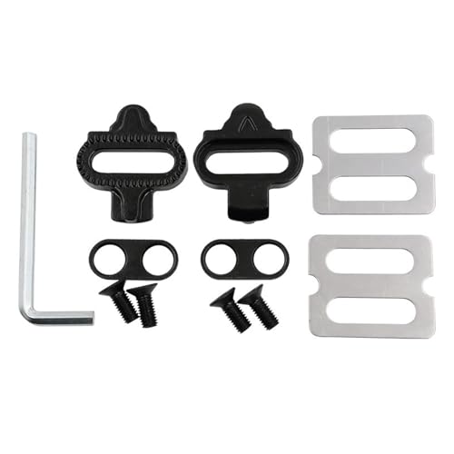 2 Stück Bike Cleats,Fahrrad Pedale Cleat Set Klickpedale Pedal Adapter SPD...