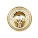FOYTOKI Premium Golden Call Bell - Ideal for Customer Service - School - Restaurant - Reception Areas - Hotel & Dinner Usage - Effective Buzzer for Attention - Pet Training Tool