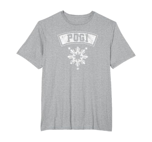Philippines Filipino Pinoy Pogi Tagalog Handsome Man T-Shirt, Men's Big and Tall, Heather Grey, 3X Tall