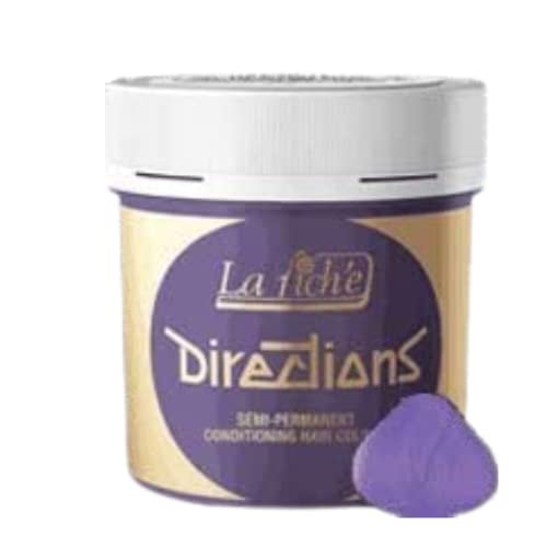8 X La Riche Directions Semi-Permanent Hair Color 88ml Tubs - White Toner