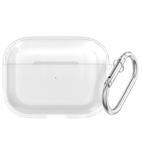 Clear Case Compatible with AirPods Pro 3, Anti-Scratch, Shockproof, Transparent TPU Wireless Cover Case for Apple Airpods Electrones Clear Case