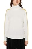  ESPRIT Mit Wolle: Rollkragen-Pullover mit Racing-Streifen