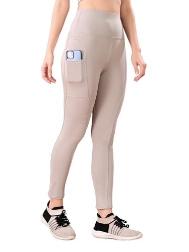 Image of Women High Rise Gym Wear Tights Stretchable Yoga Pants Fitness Leggings Gym Pants Multipurpose Slim Fit Track Pant Workout Active Wear Lower