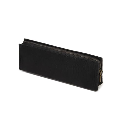 Case Lightweight And Durable Ideal Pencil Pouch (black, Canvas)